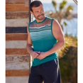 thumbnail image 2 of Atlas For Men - Camiseta Sin Mangas Deportivo para Hombre - Pack de 3 (Blanco, Naranja, Verde Esmeralda), 2 of 5