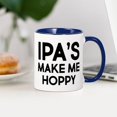 thumbnail image 3 of CafePress - IPA's Make Me Hoppy - 11 oz Ceramic Mug - Novelty Coffee Tea Cup, 3 of 4
