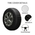 thumbnail image 6 of Kll Cute Flamingo With Heart Tire Cover,Universal Wheel Tire Cover For Trailer, Rv, Suv, Truck,Camper And Many Vehicle,(14 Inch), 6 of 8