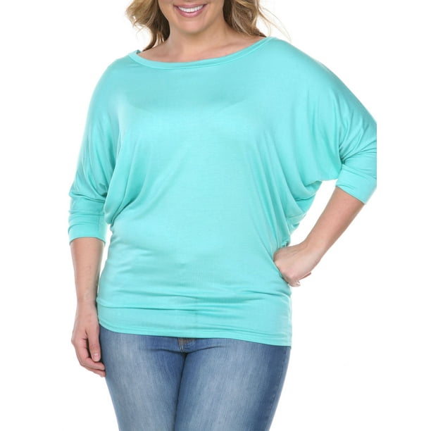 Women's Plus Size Dolman Top