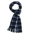 thumbnail image 7 of 100 Pack of Bulk Wholesale Mens Womens and Teens Lightweight Fleece Pashmina Scarves for Fall, Winter, Snow, Homeless and Charity Donation in Black, Brown, Red & Green and Blue Plaid, 7 of 7
