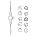 thumbnail image 3 of Kit de Coupe de Matrices, Stabilité 10Pcs Résistance aux Chocs Tailles Standard Die Set pour le Traitement du Fil Mâle, 3 of 8
