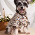 thumbnail image 2 of Leopard Printing Dog Costume Cute Adorable, Breathable High Elasticity - Dress-up Lapel Collar - Pet Dog Short Sleeve Shirt Outfit for Outdoor, 2 of 8