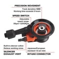 thumbnail image 4 of Pneumatic Sanding Machine 150MM 6" Eccentric 5MM Random Orbital Vacuum Air Sander Pneumatic Tools, 4 of 7