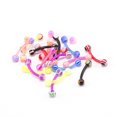 thumbnail image 1 of 20 FLEXI Curved Barbell Cartilage Eyebrow Lip Conch Labret Lip Bridge Daith, 1 of 3