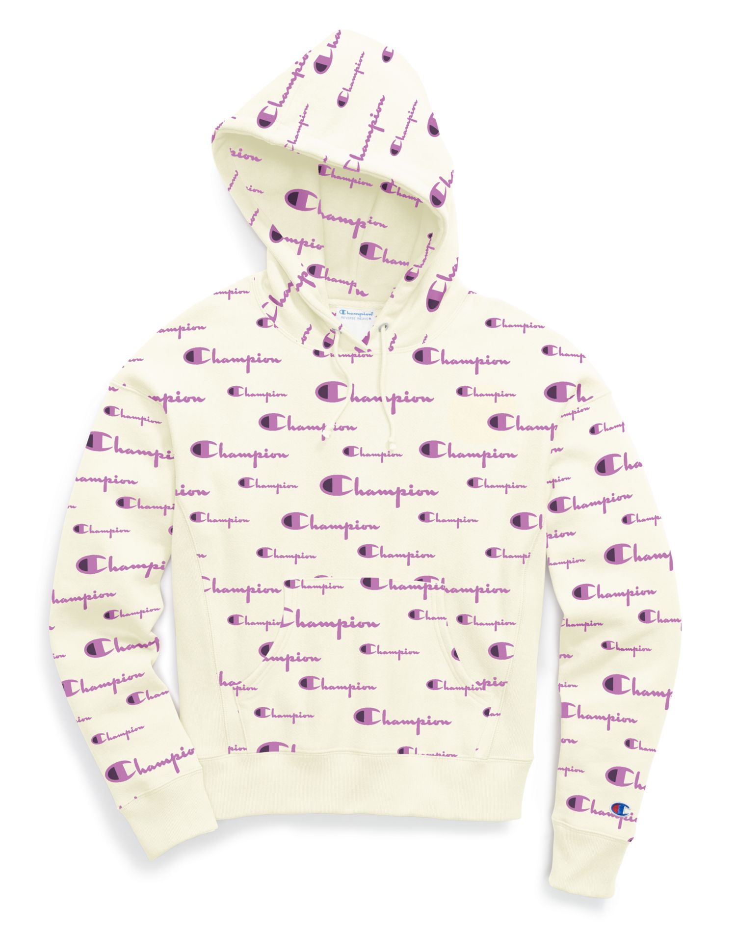 chalk pink champion hoodie