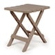 thumbnail image 5 of Camco Adirondack Mesa auxiliar plegable de plástico duradero, portátil, para acampar al aire libre, pequeña, resistente a la intemperie, resistente a la intemperie, para uso en interiores y exteriores, 5 of 5