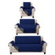 thumbnail image 1 of Juego de Protector Cubre Sala Doble Vista Capitonado MELOCOTTON HOGAR Azul-Gris, 1 of 7