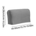 thumbnail image 3 of Funda protectora para el respaldo del reposacabezas de la silla de oficina | Funda protectora de media cobertura para el respaldo | Protector elástico para el cojín del asiento, 3 of 6