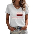 thumbnail image 2 of Hearthz 250 Years Of Freedom Shirt Short Sleeve 1776-2026 We The People Womens Patriotic Shirts American Flag Women's 250th Anniversary Print Shirt, 2 of 7