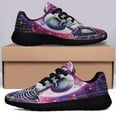 thumbnail image 3 of Skeleton Skull Happy Valentine's Day Shoes Sneakers Black Size 8, 3 of 7