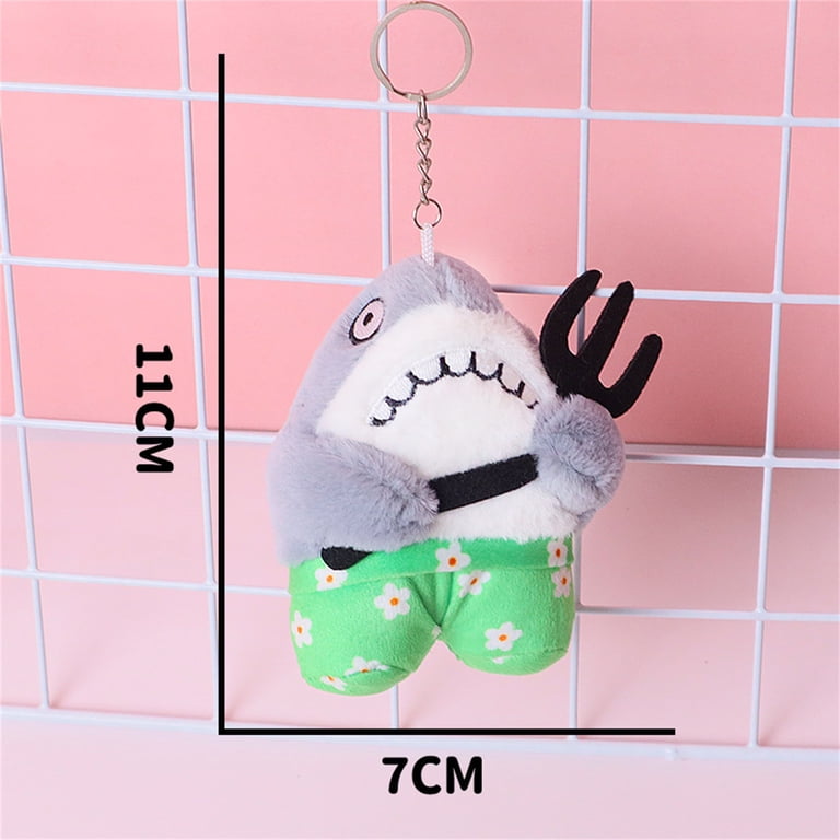 Guozer Doll Pendant 1PCS Keychain Pendant Plush Shark School Bag