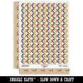 thumbnail image 2 of Tyrannosaurus Rex Skull Fossil 200+ Round Stickers - Rainbow - Matte Finish - 0.50" Size, 2 of 3