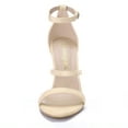 thumbnail image 3 of BLISSFUL STEP Women's Open Toe Triple Straps Stiletto High Heeled Sandals, 3 of 7