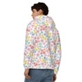 thumbnail image 4 of Kdxio Retro Floral Print Men Hoodies Casual Hoodies for Men with Zip Pockets Full Zip Long Sleeve Sweatshirt Sports Hooded Jacket-3X-Large, 4 of 5