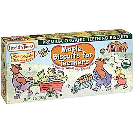 Healthy Times Biscuits Maple pour Tétines Organic - 12 CT