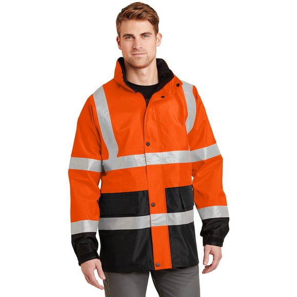 CornerStone® - Parka impermeable ANSI 107 Clase 3. CSJ24 Piedra angular CSJ24