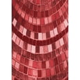 thumbnail image 1 of Ahgly Tapis Rectangulaire Rouge Lavable en Machine, 7 Pieds x 9 Pieds, 1 of 7
