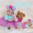 thumbnail image 3 of Muñeca Reborn Milidool realista para niña recién nacida de 56 cm con Acc, 3 of 6