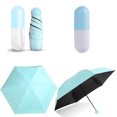 thumbnail image 2 of VALINK 5 Pli Mini Petite Capsule de Poche Parapluie Pliable de Poche Compact avec Étui à Capsule Mignon, 2 of 7