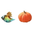 thumbnail image 1 of figura de caracola,Figura de caracola de vidrio soplado a mano,adorno marino,Almohadas de calabaza de Halloween,Almohadas de calabaza de Halloween Decoración del hogar Suave,Cojines de, 1 of 8