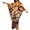 Orange_001, variant on Kaftan Dresses Women Batwing Sleeve V-Neck Moo Moos Colorful Print Cover Ups Caftan Beach Dresses Dresses Summer 2026 Hawaiian Dress Loungewear Orange One Size