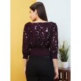 thumbnail image 4 of Globus Women Embellished Smocked Crop Top, 4 of 6