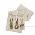 thumbnail image 1 of PEONAVET Chiffon de Table Lapin de Pâques Tapis de Table Imprimé en Lin Isolant Serviette de Table, 1 of 2
