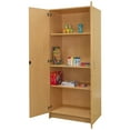 thumbnail image 7 of Tot Mate Double-Door Tall Cabinet, Maple Wood Laminate, 30"W x 20 1/2"D x 72"H, RTA, 7 of 7
