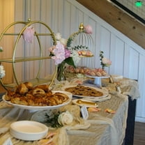 Golden Metal Tiered Cupcake Stand Round 3 Tier Dessert Stand Circle Cupcake Holder Stand for Dessert Table Display Party Wedding Local Warehouse, Halloween, Kitchen Accessories