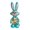 1-Blue, variant on Easter Bunny Buddy,52"Easter Bunny Balloon,Rabbit Shaped Balloon Can Hold Gifts Inside,Easter Basket Stuffing Gift,DIY Kits for Easter Party Home Decor,4PCS MIX