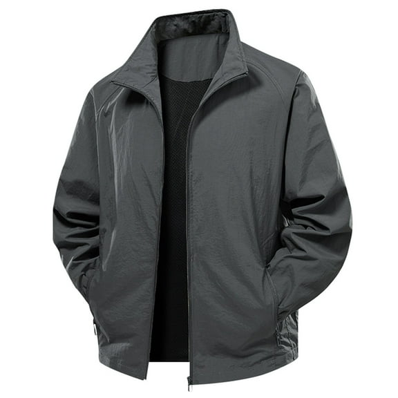 Gyujnb Jackets for Men,Men's Casual Jackets for Outdoor Leisure Lightweight Autumn Jacket Versatile and Stylish Design for Everyday Use,Winter Coats for Men,Size:5XL