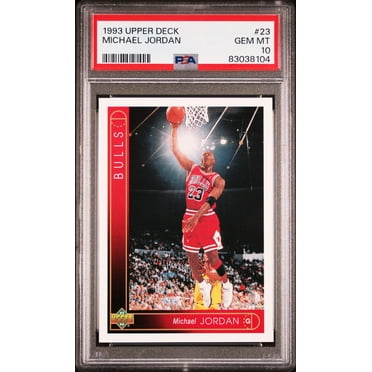 Graded 1993 Upper Deck Michael Jordan #23 Basketball Card PSA 10 Gem Mint