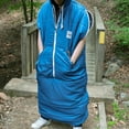 thumbnail image 5 of VINSONMASSIF Rectangular Wearable Camping Sleeping Bag, Turkey Blue, 5 of 6