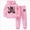 A148-Black, variant on Gibobby Girl Outfits Kids Girl's Autumn Winter Solid Striped Long Sleeve Tops Flared Pants Set Girls Clothes(5-6 Years,Light Pink)