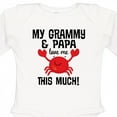 thumbnail image 4 of Inktastic Grammy and Papa Love Me Boys or Girls Long Sleeve Baby Bodysuit, 4 of 5