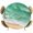 Green, variant on Teal Coastal Beach Round Tablecloth 45-54 Inch Round Fitted Table Cloth with Elastic Edge, Summer Nautical Ocean Beige Seaside Waterproof Table Cover Protector for Outdoor Picnic Party Dining