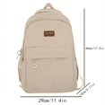 thumbnail image 4 of Upgrade Your School Style with our Corduroy Student Backpack - Perfect for Casual Travel too!, 4 of 5