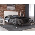 thumbnail image 2 of AFI Portland Queen Wood Platform Bed Frame with Sleigh Headboard, White, 2 of 8