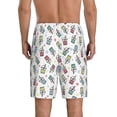 thumbnail image 3 of Kdxio Milk Tea Print Mens Sleep Shorts Bottoms Soft Comfy Pajama Wear Pants with Drawstring Pockets, 3 of 7