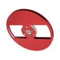 thumbnail image 3 of 1/4 7 Inch Empty Tape Reel Aluminum Alloy 2 Holes Universal Open Reel Takeup Reel for Nab Opening Machine Part for TEAC Red, 3 of 5