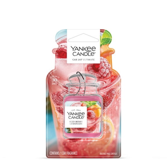 Yankee Candle Long-Lasting Automotive Air Fresheners, Glass Multicolor, 4 Count