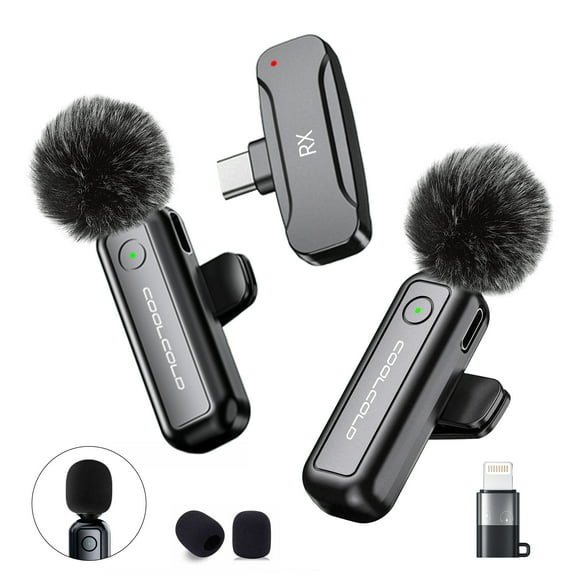 COOLCOLD MicrophoneWK1 for Computer, Gaming, Streaming, Recording & Podcasts - AI Noise Cancellation   Cardioid Sound - Black