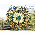 thumbnail image 3 of CHLOE Frances Tiffany-Style Victorian Stained-Glass Window Panel 22" Height, 3 of 3