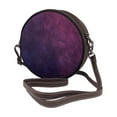 thumbnail image 2 of Lsque Black Dark Blue Purple Pattern Shoulder Bag – Microfiber Leather Crossbody with Detachable Strap & Handle Ring, Waterproof & Durable, Elegant Everyday Carry, 2 of 5