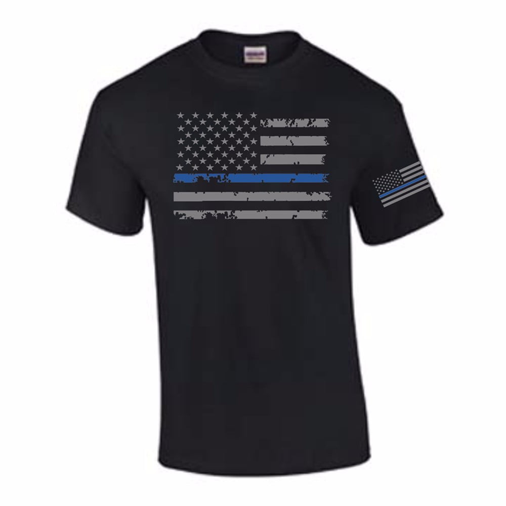 RescueTees Mom Blue Line Apparel Tee