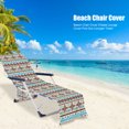 thumbnail image 3 of Beach Chair Covers Portable Sun Lounger Cover for Pool Hotel, 3 of 7
