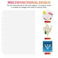 thumbnail image 3 of Luxshiny 10 Pcs Badge Collection Display Transparent PP For Card Protection Home Use, 3 of 8