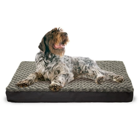 FurHaven Ultra Plush Deluxe Orthopedic Dog Bed - Jumbo, Gray
