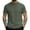 Army GreenB, variant on Men's Crew Neck T-Shirts,Solid Color Short Sleeve Tops,Fast Drying Athleisure Fashion Base Layer Slim Cut Casual Running Sports Sweat Wicking Active T-Shirts